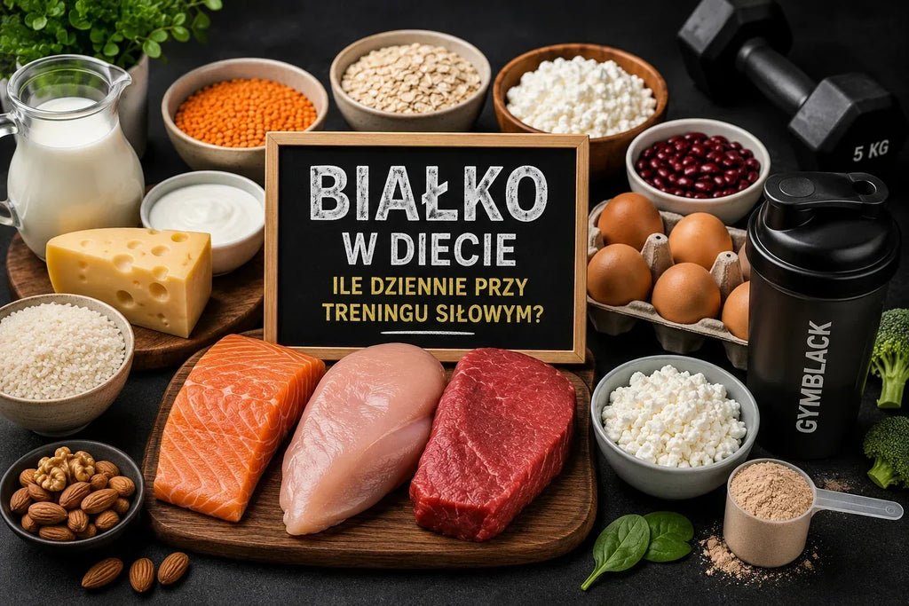 Produkty bogate w białko przy treningu siłowym