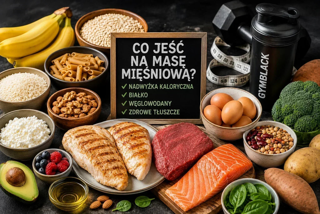 Produkty w diecie na masę mięśniową przy treningu siłowym