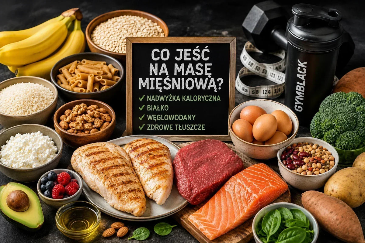 Produkty w diecie na masę mięśniową przy treningu siłowym