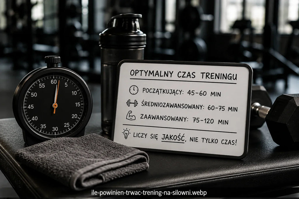 Ile powinien trwać trening na siłowni – czas i plan treningu
